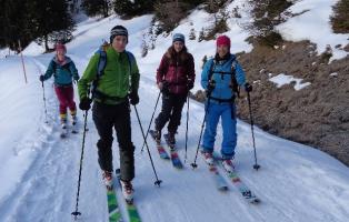 Gruppe beim Aufstieg